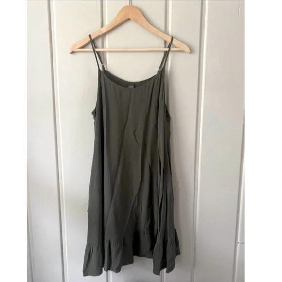 Wild Fable Olive Sun Dress - Picture 1 of 2